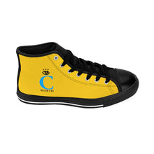 Load image into Gallery viewer, I C WORTH Women&#39;s Yellow High-top Sneakers