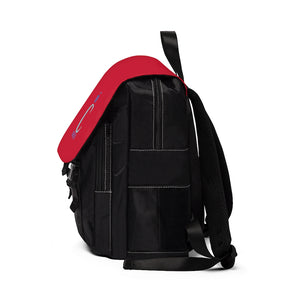 I C Worth Casual Shoulder Strawberry Red Backpack