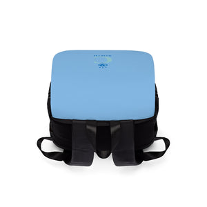 I C Worth Casual Shoulder Sky  Blue Backpack