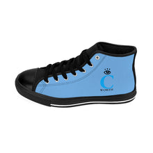 Load image into Gallery viewer, I C WORTH Men&#39;s Sky Blue High-top Sneakers