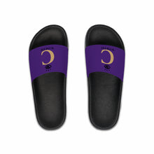 Load image into Gallery viewer, I C WORTH Men&#39;s Purple Slide Sandals