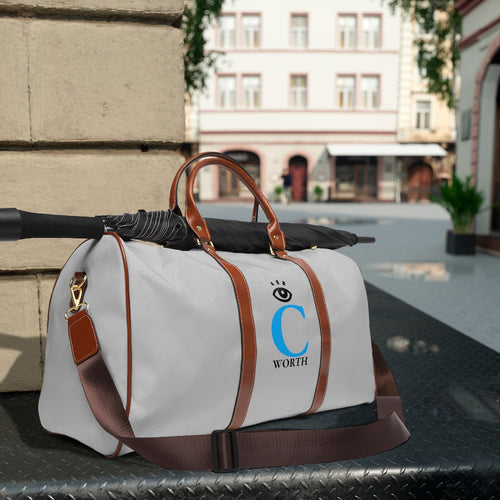 I C WORTH Waterproof Light Grey Travel Bag