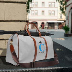 I C WORTH Waterproof Light Grey Travel Bag