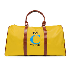 I C WORTH Waterproof Yellow Travel Bag