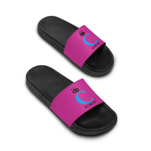 Load image into Gallery viewer, I C WORTH Women&#39;s Hot Purple Slide Sandals