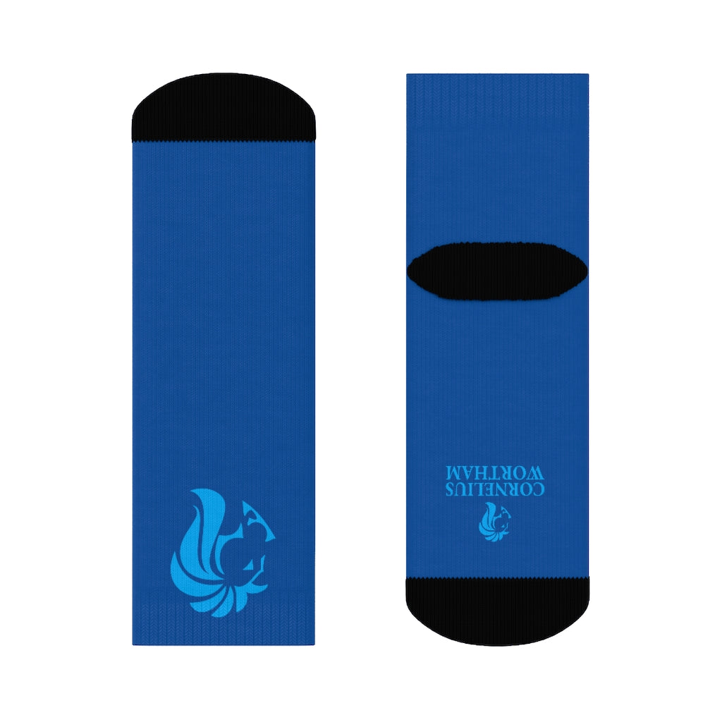 Cornelius Wortham Blue Socks