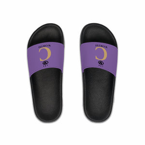 I C WORTH Men's Grape Slide Sandals