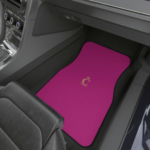 I C WORTH Pink Car Mats (Set of 4)