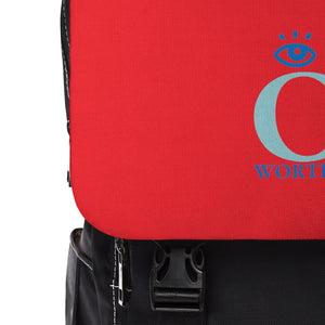 I C Worth Casual Shoulder Red Backpack