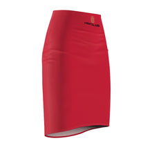 Load image into Gallery viewer, MENTALAIRE Women&#39;s Strawberry Red Pencil Skirt