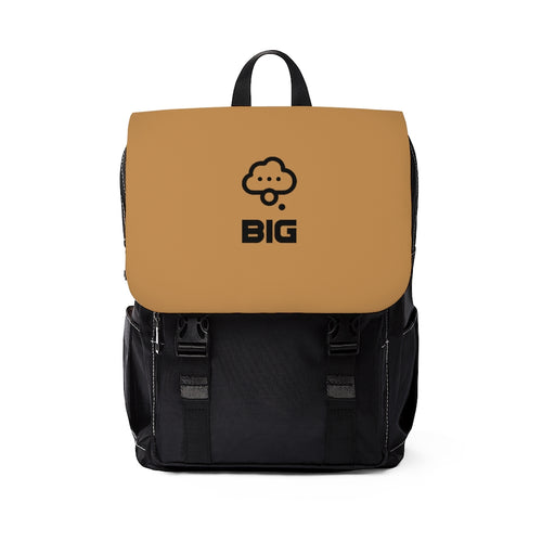 Think BIG Unisex Tan Casual Shoulder Backpack