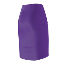Load image into Gallery viewer, MENTALAIRE Women&#39;s Purple Pencil Skirt