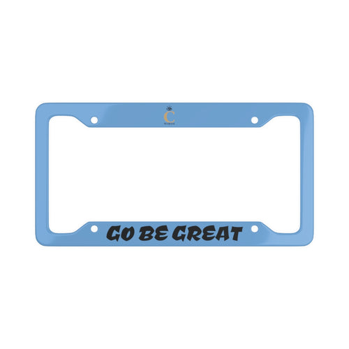 I C WORTH Sky Blue License Plate Frame