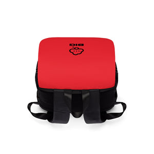 Think BIG Unisex Red Casual Shoulder Backpack