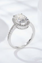 Load image into Gallery viewer, 4.5 Carat Moissanite Halo Ring