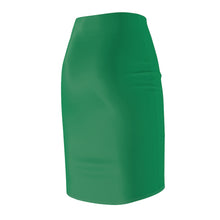Load image into Gallery viewer, MENTALAIRE Women&#39;s Green Pencil Skirt