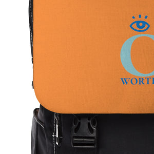 I C Worth Casual Shoulder Orange Backpack