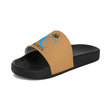 Load image into Gallery viewer, I C WORTH Women&#39;s Tan Slide Sandals
