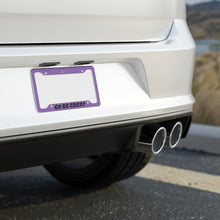 Load image into Gallery viewer, I C WORTH Light Purple License Plate Frame