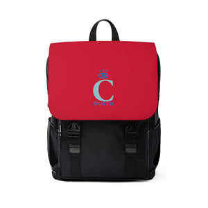 I C Worth Casual Shoulder Strawberry Red Backpack