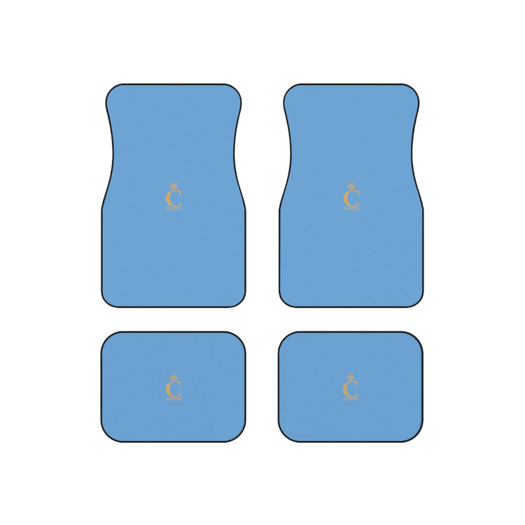 I C WORTH Light Blue Mats (Set of 4)