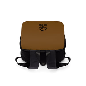 Think BIG Unisex Brown Casual Shoulder Backpack