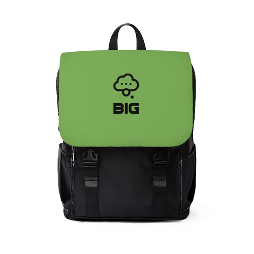 Think BIG Unisex Mint Green Casual Shoulder Backpack