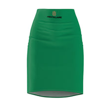 Load image into Gallery viewer, MENTALAIRE Women&#39;s Green Pencil Skirt