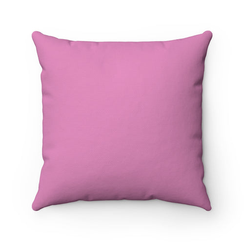 Spun Polyester Square Passion Fruit Pillow