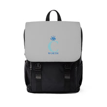 Load image into Gallery viewer, I C Worth Casual Shoulder Light Grey Backpack