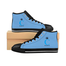 Load image into Gallery viewer, I C WORTH Men&#39;s Sky Blue High-top Sneakers