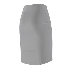 MENTALAIRE Women's Grey Pencil Skirt