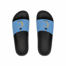 Load image into Gallery viewer, I C WORTH Men&#39;s Sky Blue Slide Sandals