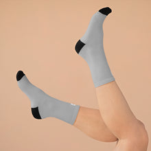 Load image into Gallery viewer, CORNELIUS WORTHAM Grey DTG Socks