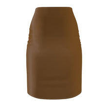 Load image into Gallery viewer, MENTALAIRE Women&#39;s Brown Pencil Skirt