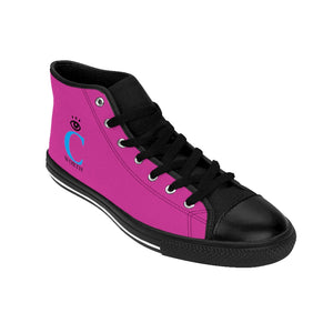 I C WORTH Women's Hot Purple High-top Sneakers