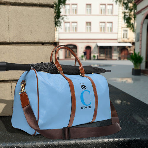 I C WORTH Waterproof Sky-Blue Travel Bag
