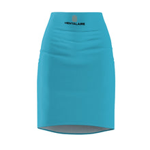 Load image into Gallery viewer, MENTALAIRE Women&#39;s Aqua Pencil Skirt