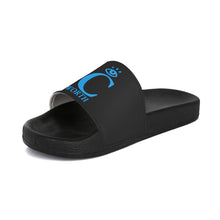 Load image into Gallery viewer, I C WORTH Women&#39;s Black Slide Sandals
