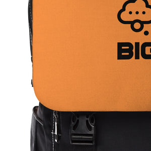Think BIG Unisex Texas Orange Casual Shoulder Backpack