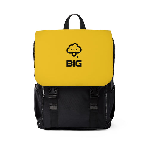 Think BIG Unisex YELLOW Casual Shoulder Backpack