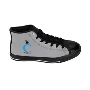 I C WORTH Women's Grey High-top Sneakers
