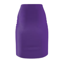 Load image into Gallery viewer, MENTALAIRE Women&#39;s Purple Pencil Skirt