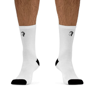 CORNELIUS WORTHAM White DTG Socks