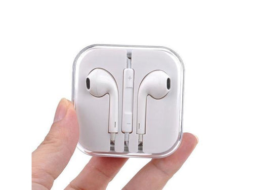 New Apple Earpods Earbuds Earphones Headphone Headset with Mic and Remote for Apple iPad3/2/1 iPhone 6 / 6Plus / 5 / 5S /4S Ipod Touch 5 Ipod 5th Ipod Nano7, White