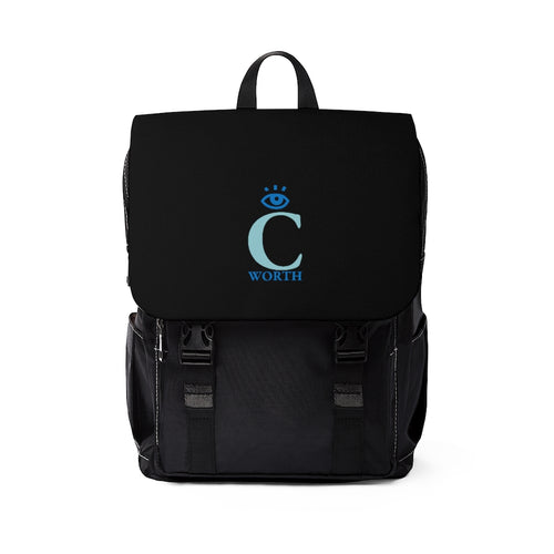 I C Worth Casual Shoulder Black Backpack