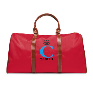 I C WORTH Waterproof Strawberry Red Travel Bag