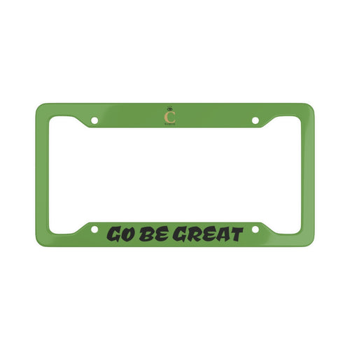 I C WORTH Green License Plate Frame