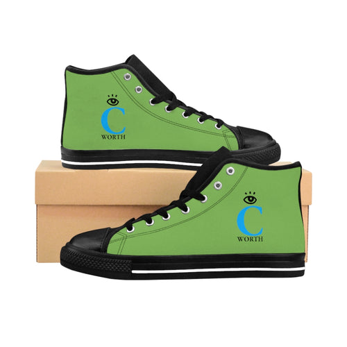 I C WORTH Women's Mint Green High-top Sneakers