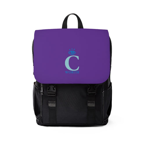 I C Worth Casual Shoulder Purple Backpack
